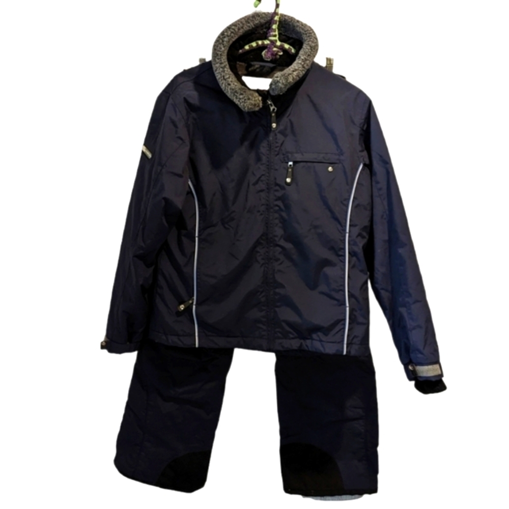 Orage navy blue snowsuit size 6